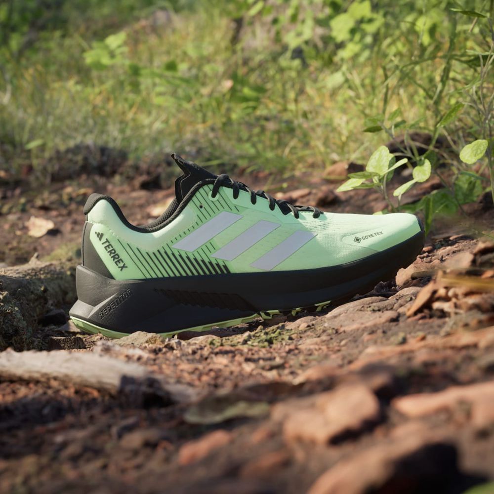 Chaussure Trail Running Adidas Soulstride Flow GTX Vert Noir Homme | LRO-09702264