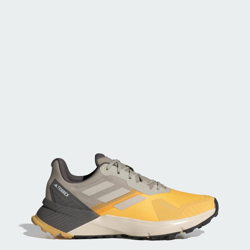 Chaussure Trail Running Adidas Terrex Soulstride Rain.Rdy Jaune Beige Grise Homme | ZSS-91227827