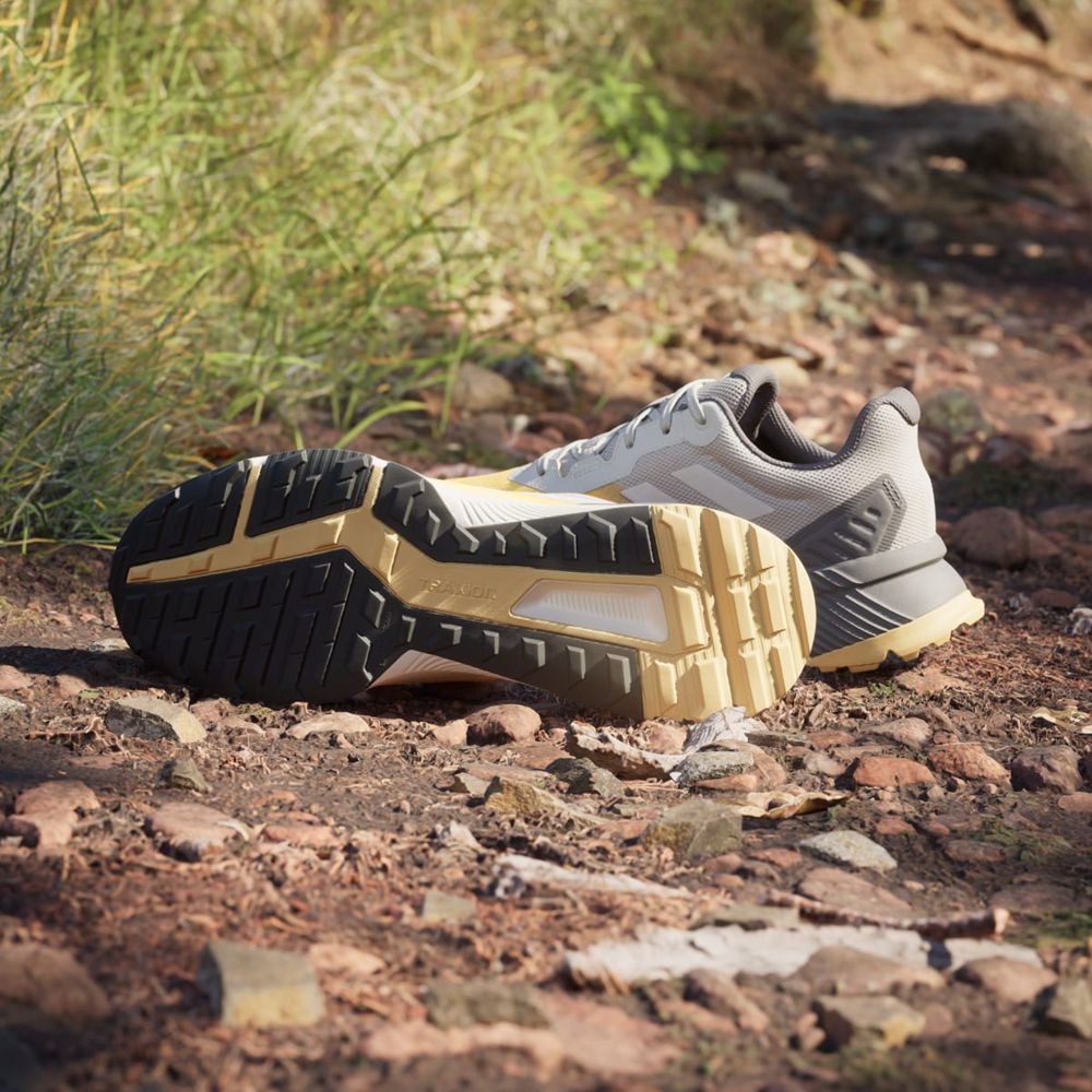 Chaussure Trail Running Adidas Terrex Soulstride Rain.Rdy Jaune Beige Grise Homme | ZSS-91227827