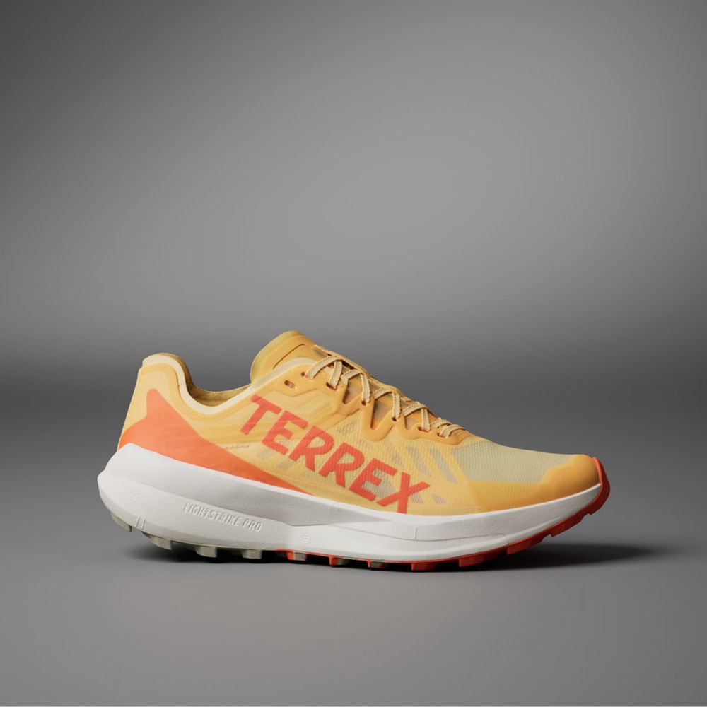 Chaussure Trail Running Adidas Terrex Agravic Speed Jaune Orange Blanche Homme | RJQ-76709575