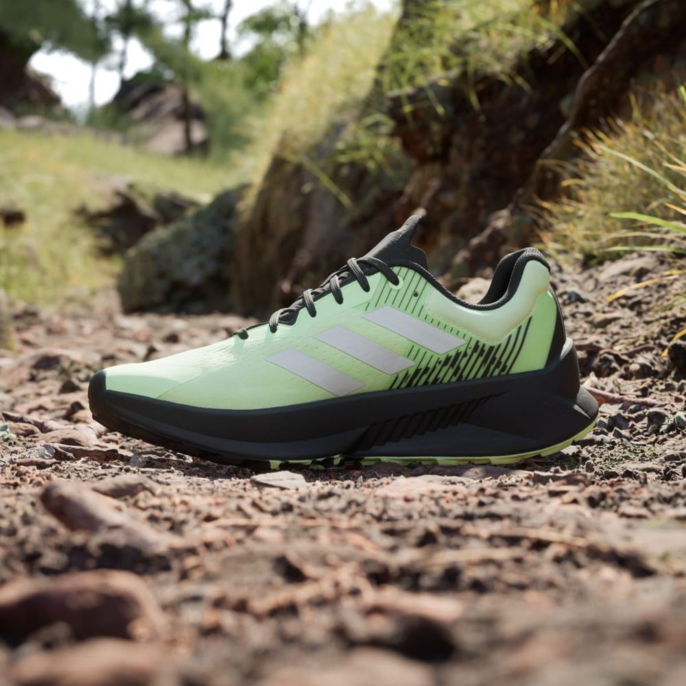 Chaussure Trail Running Adidas Soulstride Flow GTX Vert Noir Homme | LRO-09702264