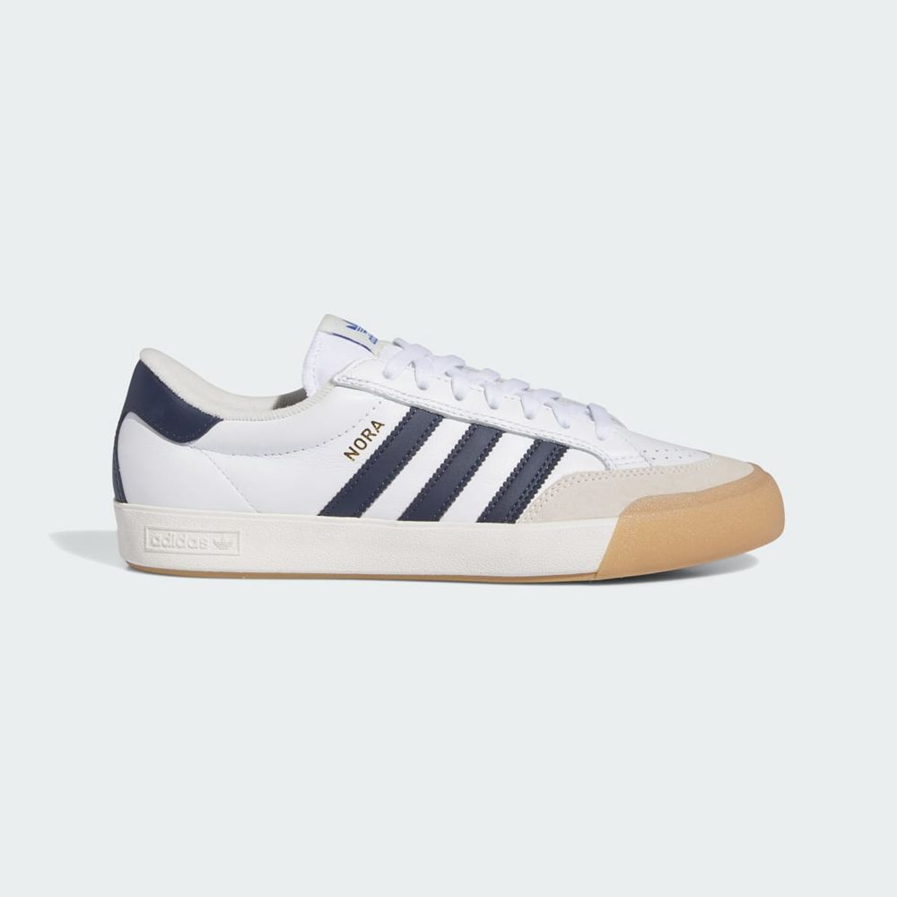 Chaussure Tennis Adidas Nora Blanche Bleu Marine Homme | AZL-03125228