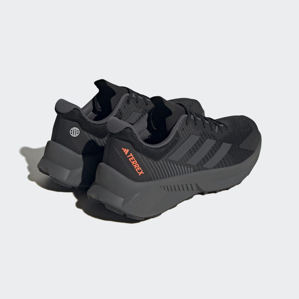 Chaussure Trail Running Adidas Terrex Soulstride Flow Noir Grise Orange Homme | PWH-21451133