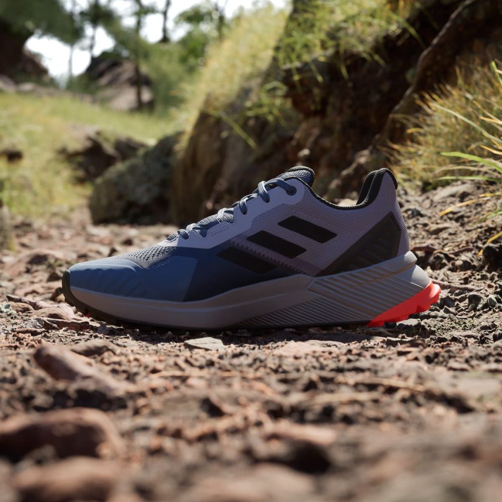 Chaussure Trail Running Adidas Terrex Soulstride Bleu Marine Noir Orange Homme | EFF-48659011