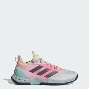 Chaussure Tennis Adidas Adizero Ubersonic 4.1 Blanche Grise Bleu Homme | BDL-08312406