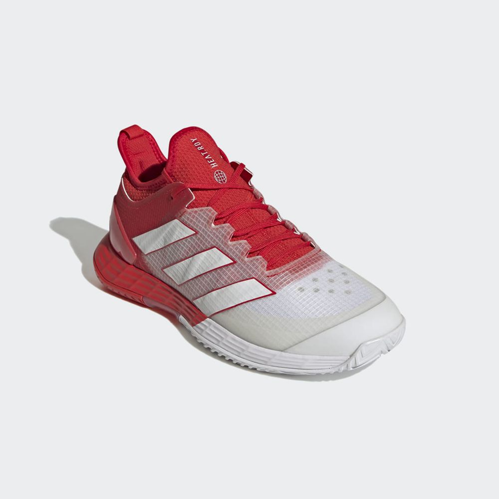 Chaussure Tennis Adidas Adizero Ubersonic 4 Rouge Blanche Homme | TFY-50798807