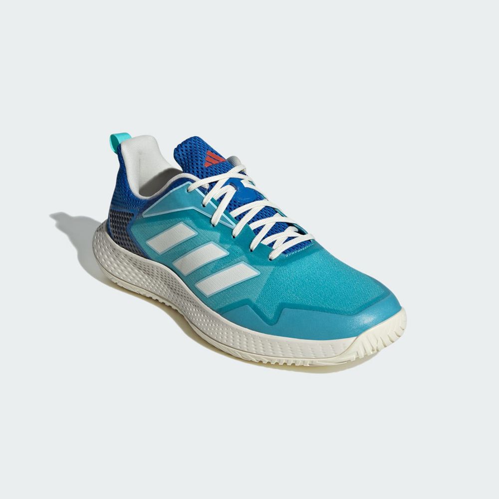 Chaussure Tennis Adidas Defiant Speed Vert Blanche Bleu Homme | OUB-34476394