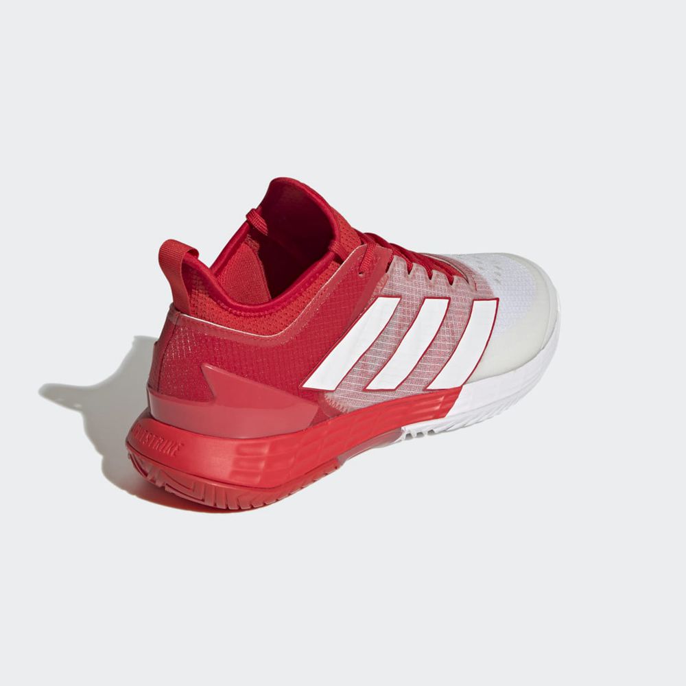 Chaussure Tennis Adidas Adizero Ubersonic 4 Rouge Blanche Homme | TFY-50798807