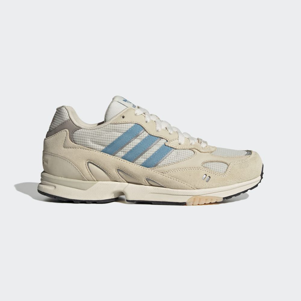 Basket Adidas Torsion Super Blanche Bleu Homme | ZJZ-50464337