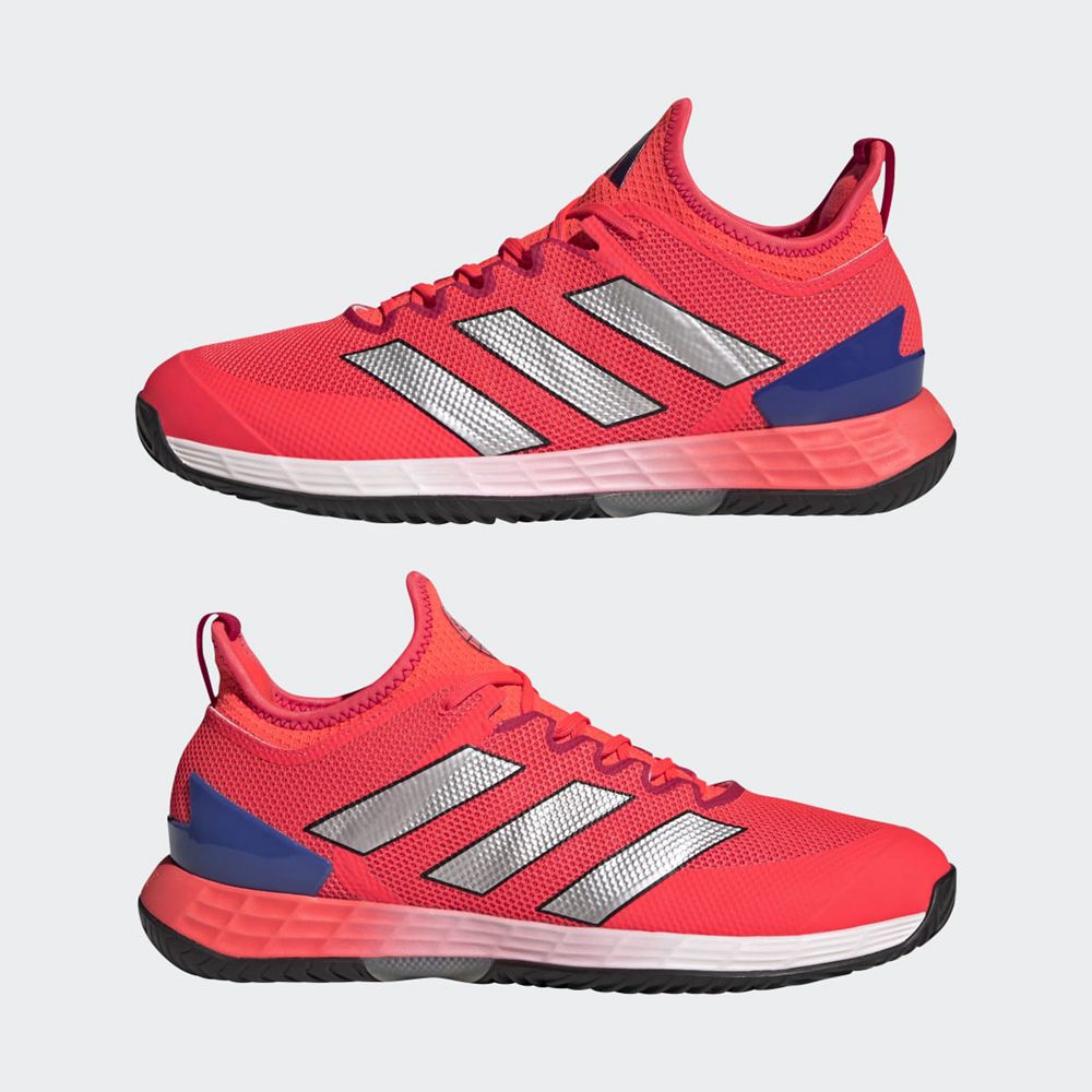 Chaussure Tennis Adidas Adizero Ubersonic 4 Rouge Argent Bleu Homme | KJU-80830578