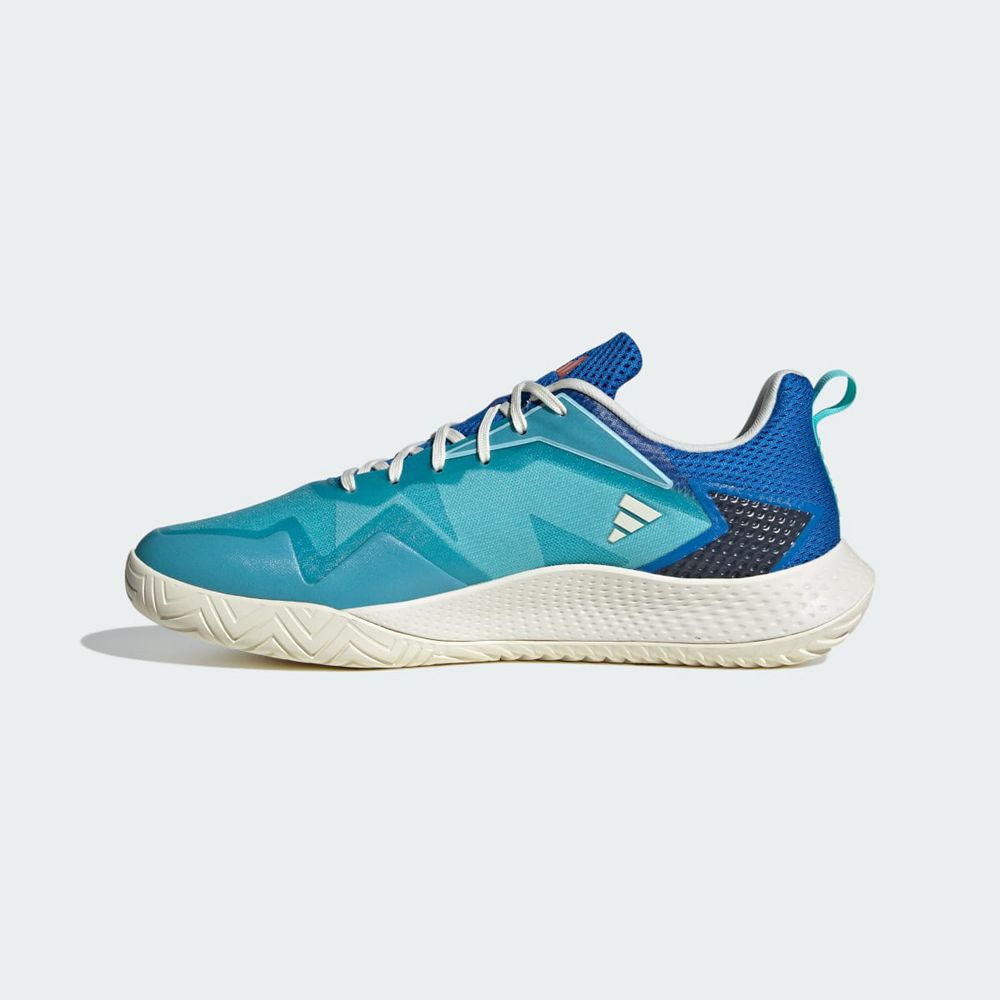 Chaussure Tennis Adidas Defiant Speed Vert Blanche Bleu Homme | OUB-34476394