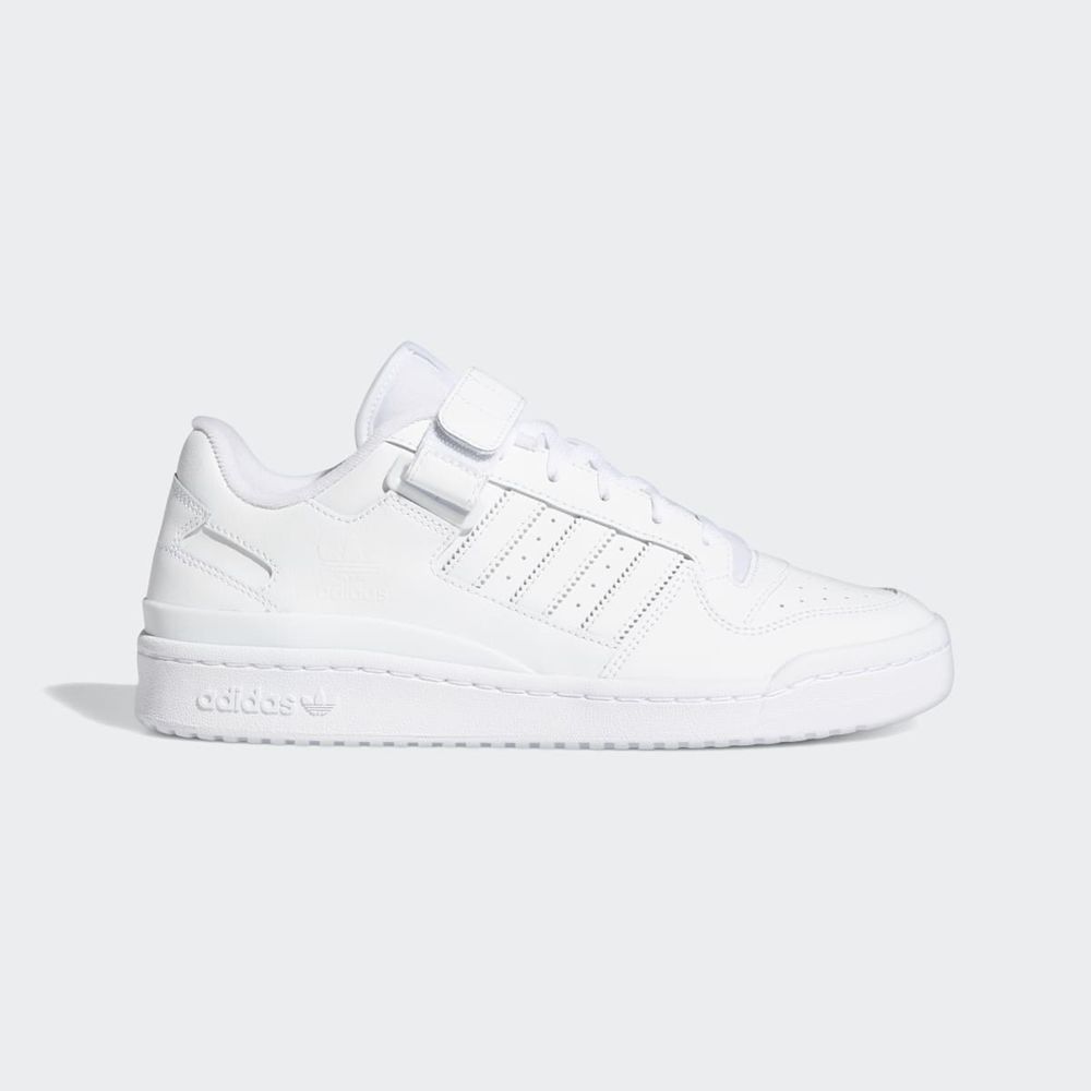 Basket Adidas Forum Low Blanche Homme | IVP-25732678