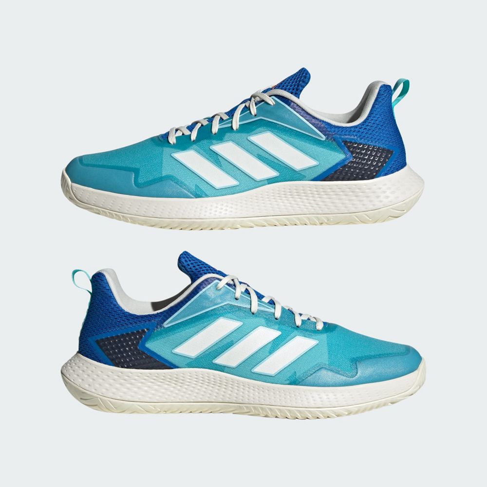 Chaussure Tennis Adidas Defiant Speed Vert Blanche Bleu Homme | OUB-34476394