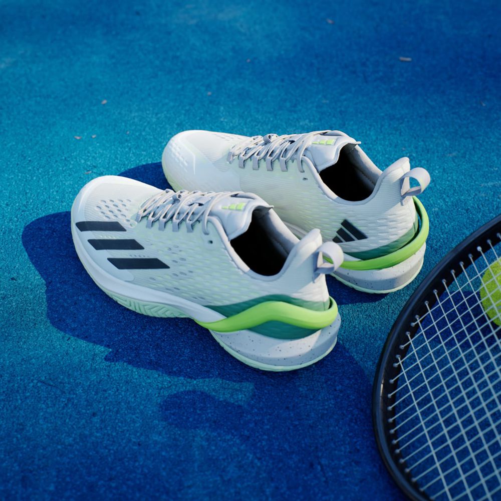 Chaussure Tennis Adidas Adizero Cybersonic Vert Noir Homme | POI-35215870