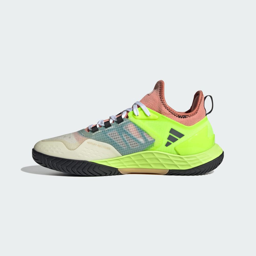 Chaussure Tennis Adidas Adizero Ubersonic 4.1 Blanche Grise Vert Homme | AXO-80511198