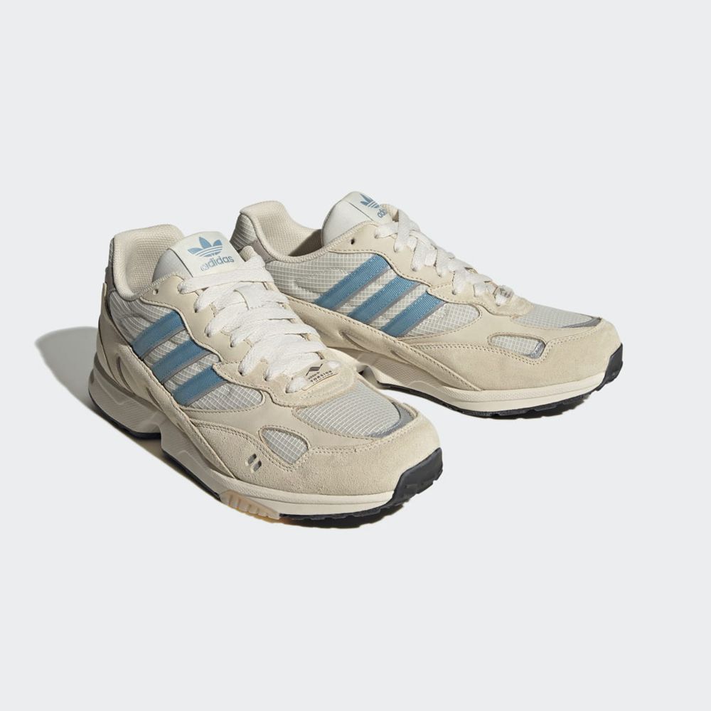 Basket Adidas Torsion Super Blanche Bleu Homme | ZJZ-50464337