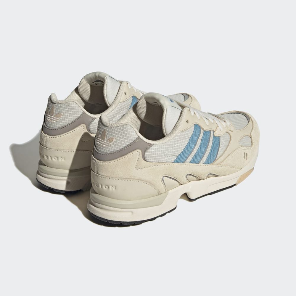 Basket Adidas Torsion Super Blanche Bleu Homme | ZJZ-50464337