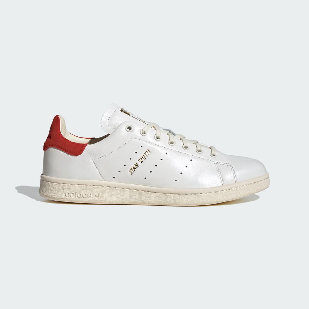 Basket Adidas Stan Smith Lux Blanche Rouge Homme | QDY-45103432