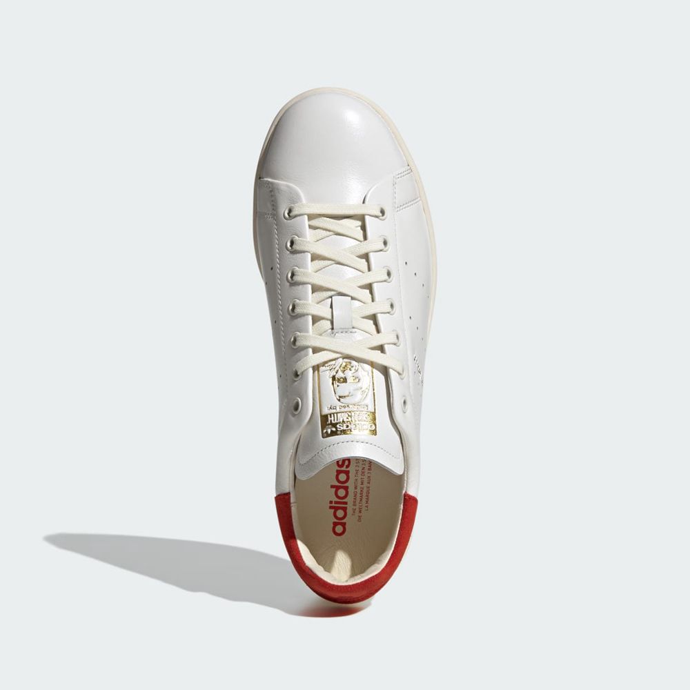 Basket Adidas Stan Smith Lux Blanche Rouge Homme | QDY-45103432