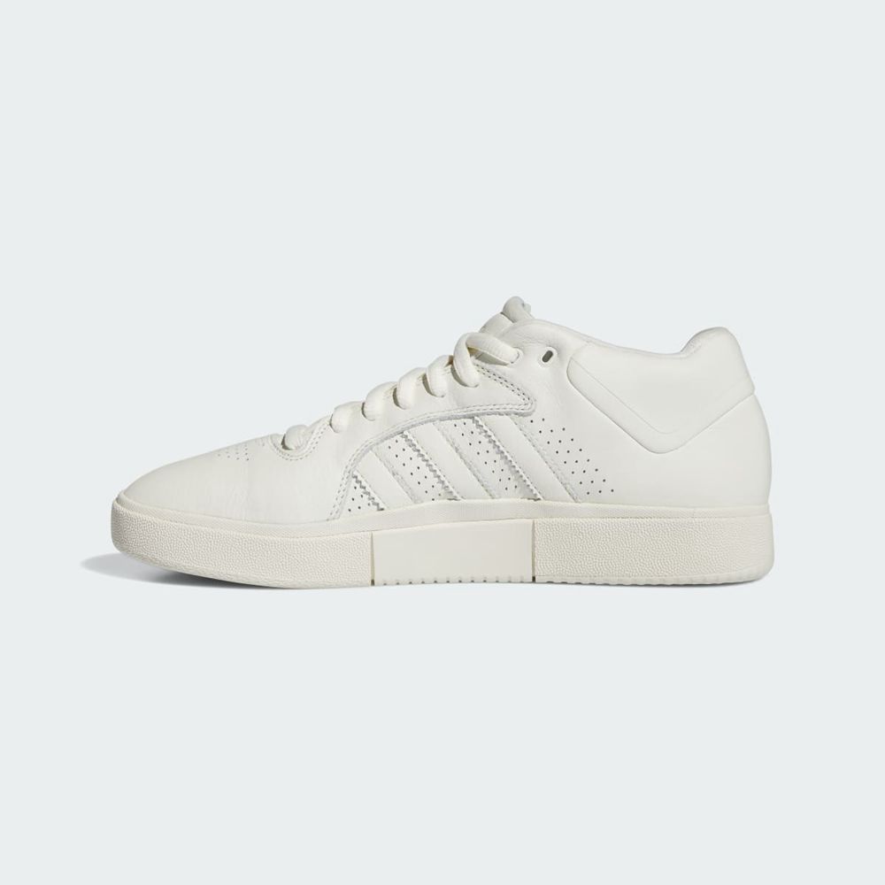 Basket Adidas Tyshawn Blanche Bleu Homme | QGH-17644785