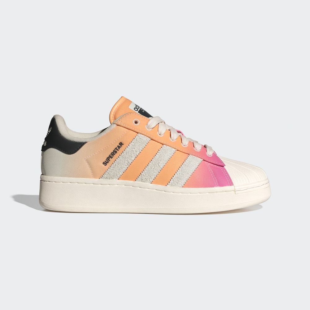 Basket Adidas Superstar XLG Rose Orange Blanche Homme | TMX-15119371