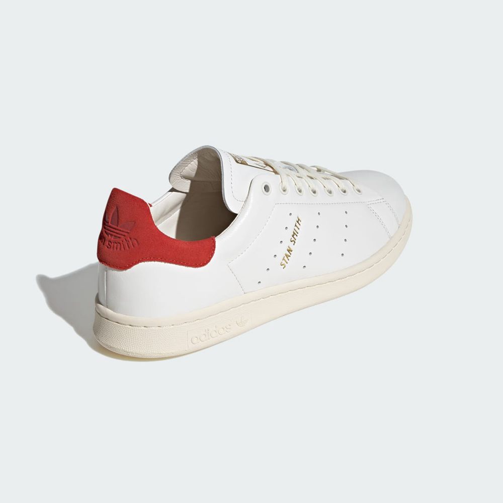 Basket Adidas Stan Smith Lux Blanche Rouge Homme | QDY-45103432