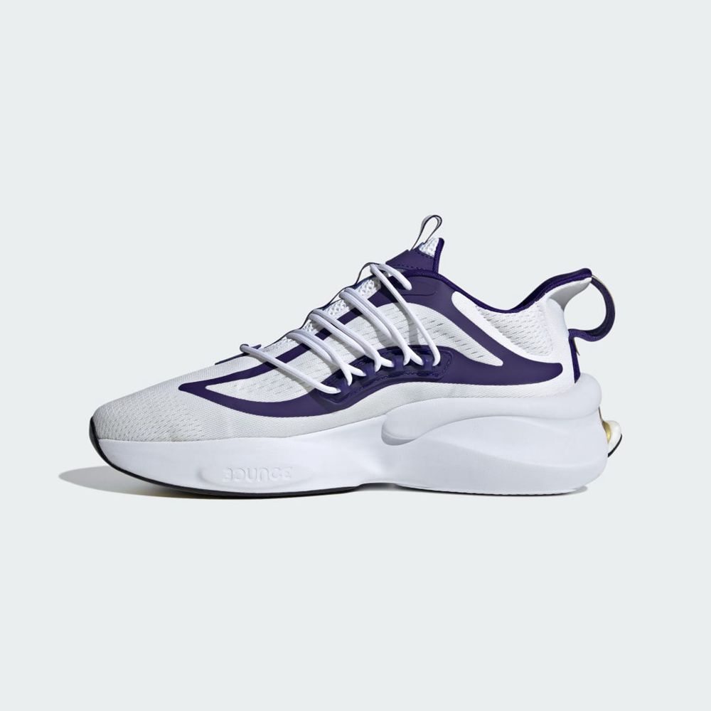 Basket Adidas Washington Alphaboost V1 Blanche Violette Noir Homme | TTC-81906696