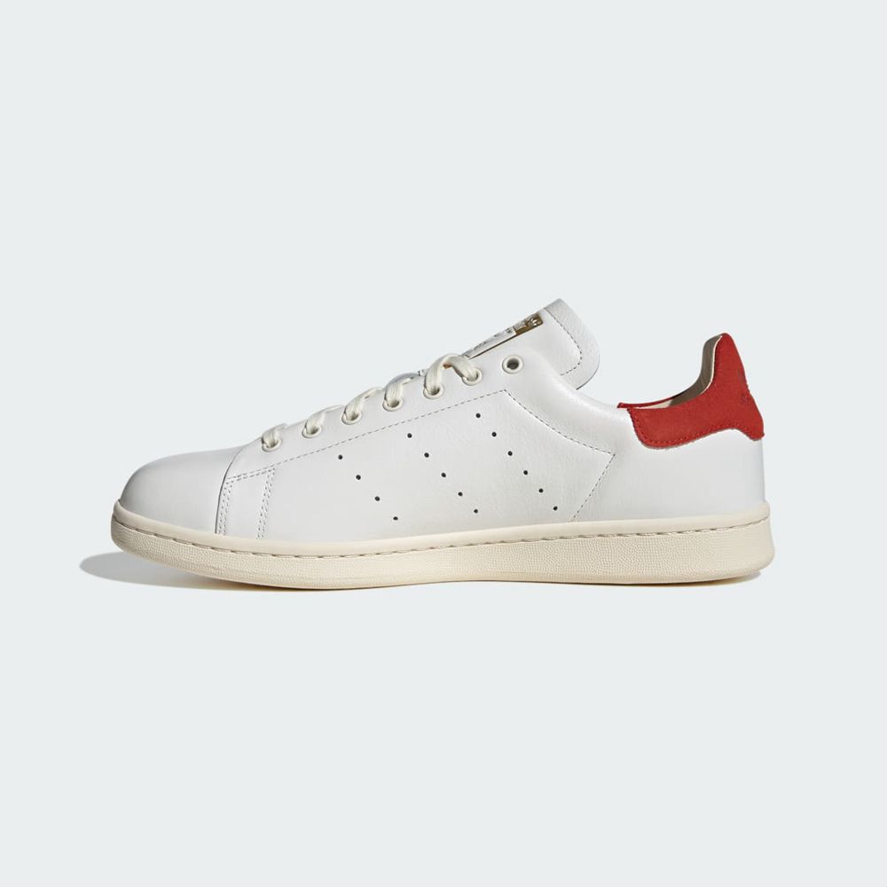 Basket Adidas Stan Smith Lux Blanche Rouge Homme | QDY-45103432