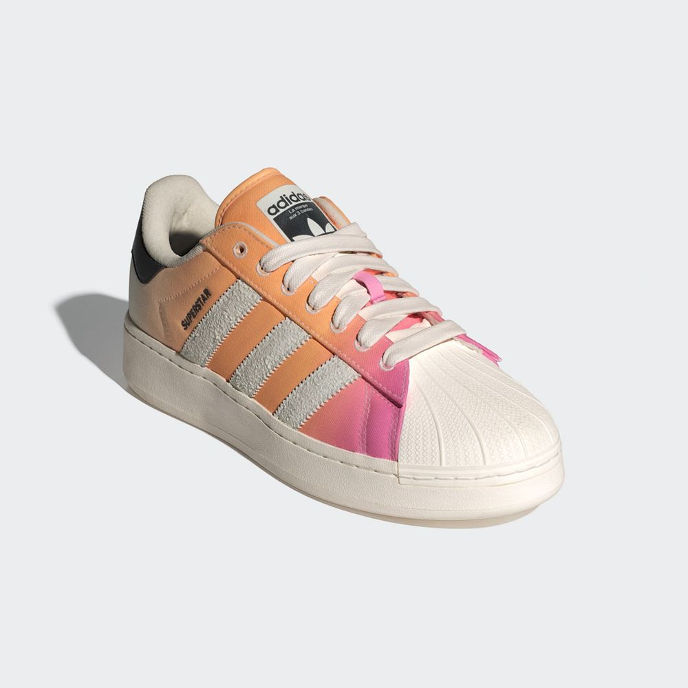 Basket Adidas Superstar XLG Rose Orange Blanche Homme | TMX-15119371