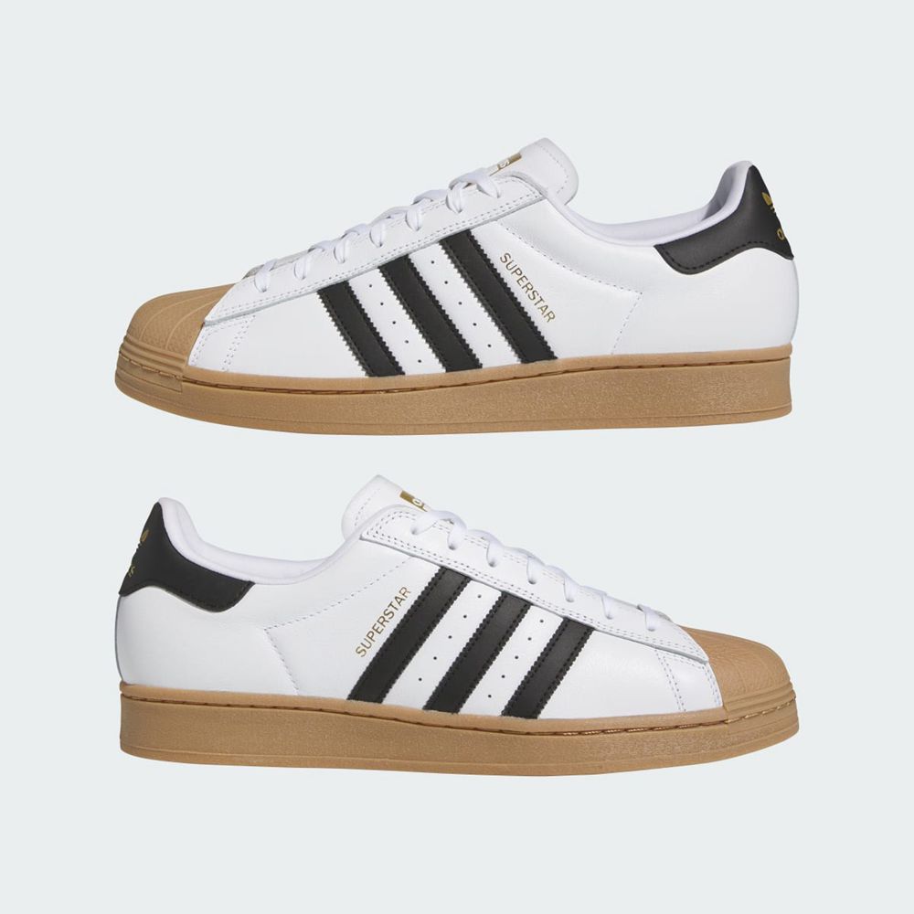 Basket Adidas Superstar ADV Blanche Noir Homme | AOF-00801415