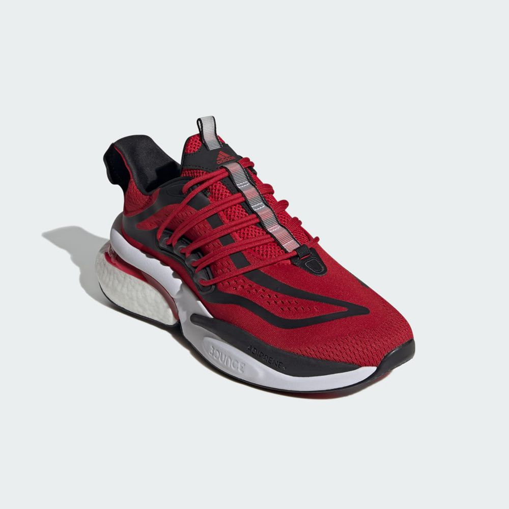 Basket Adidas Louisville Alphaboost V1 Rouge Noir Blanche Homme | USR-69168066