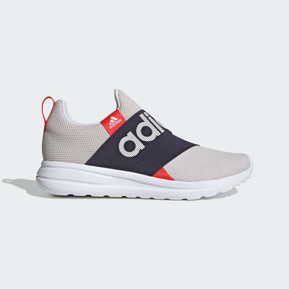 Basket Adidas Lite Racer Adapt 6.0 Blanche Bleu Marine Rouge Homme | RON-46079718