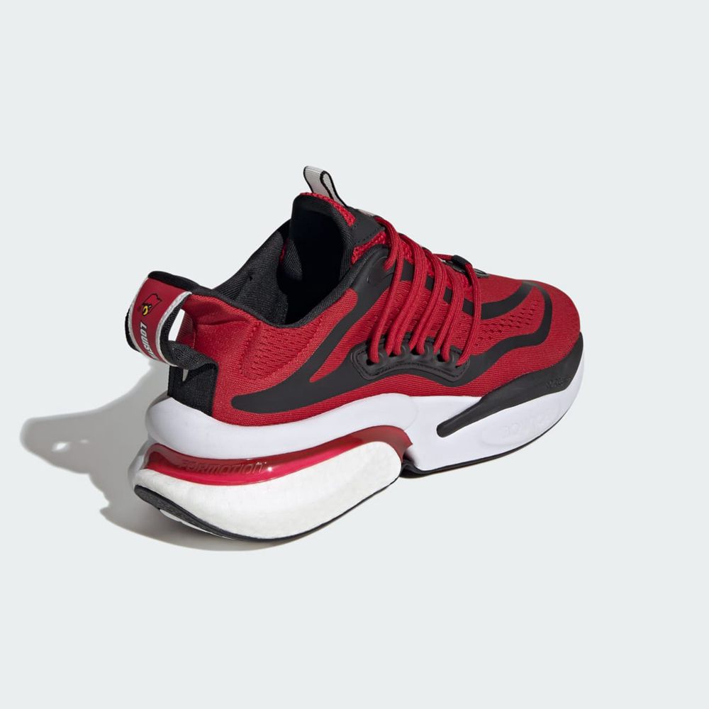 Basket Adidas Louisville Alphaboost V1 Rouge Noir Blanche Homme | USR-69168066