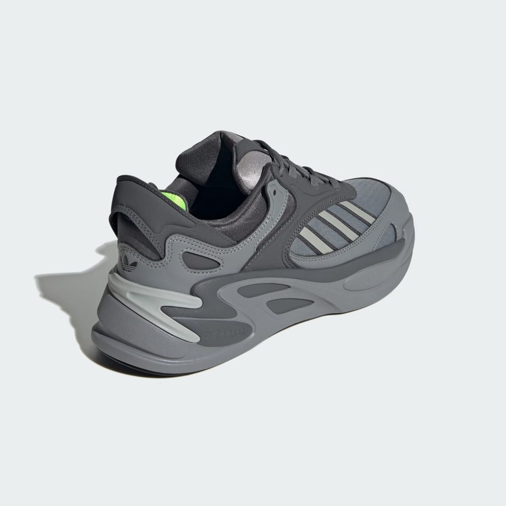 Basket Adidas Ozmorph Grise Vert Homme | LGJ-85106560