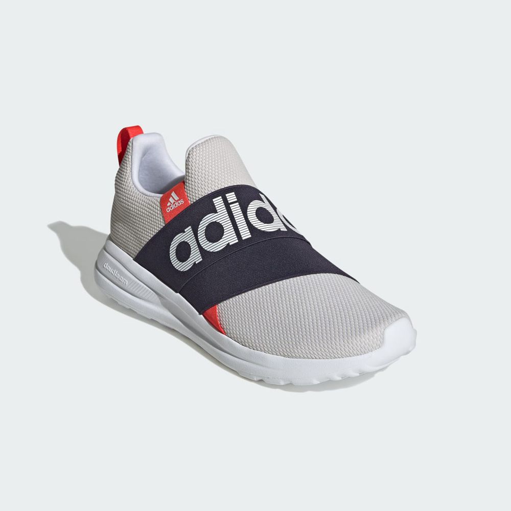 Basket Adidas Lite Racer Adapt 6.0 Blanche Bleu Marine Rouge Homme | RON-46079718