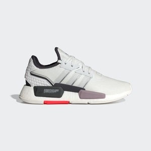 Basket Adidas NMD_G1 Blanche Grise Rouge Homme | DZU-80556698