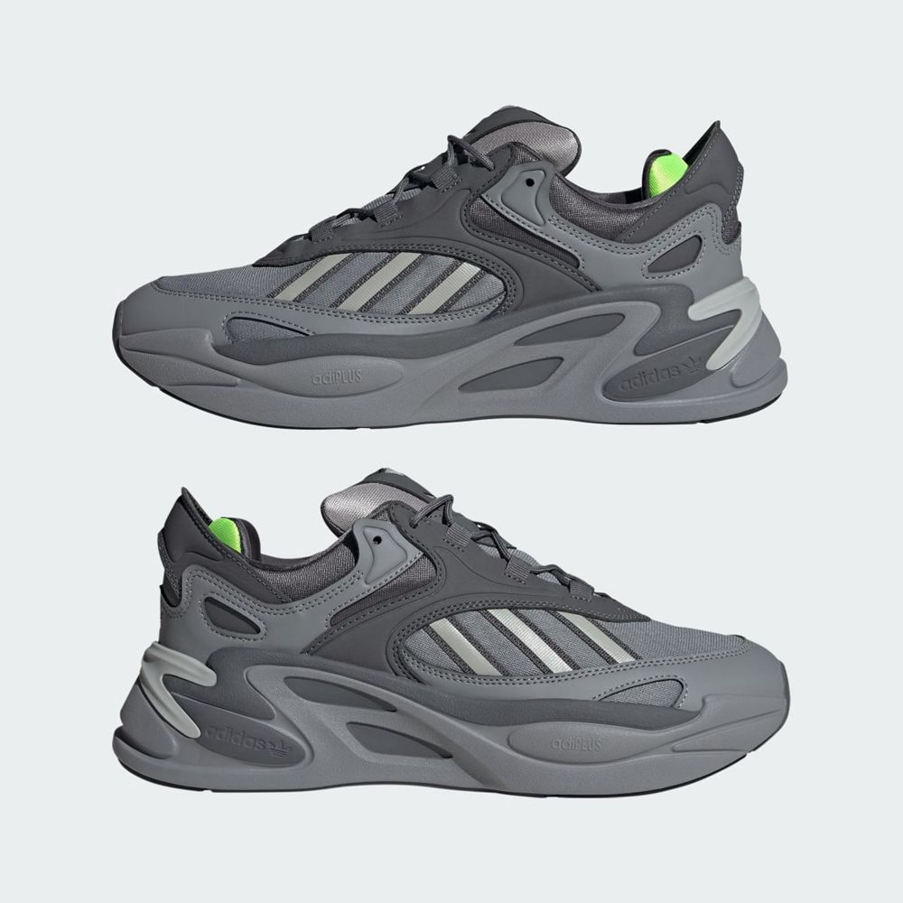 Basket Adidas Ozmorph Grise Vert Homme | LGJ-85106560