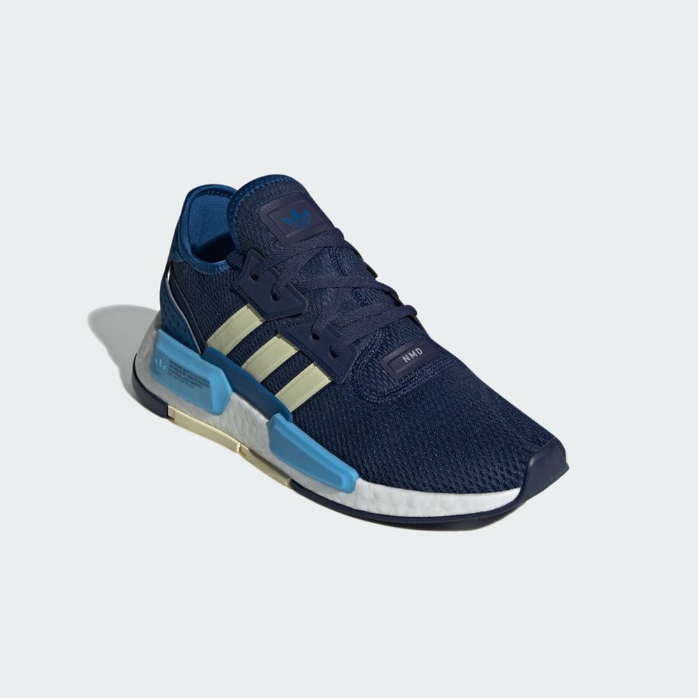 Basket Adidas NMD_G1 Bleu Marine Jaune Bleu Homme | NJW-59629772