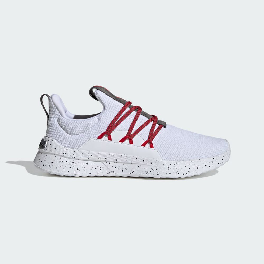 Basket Adidas Lite Racer Adapt 4 Slip-On Blanche Rouge Grise Homme | BIN-45350293