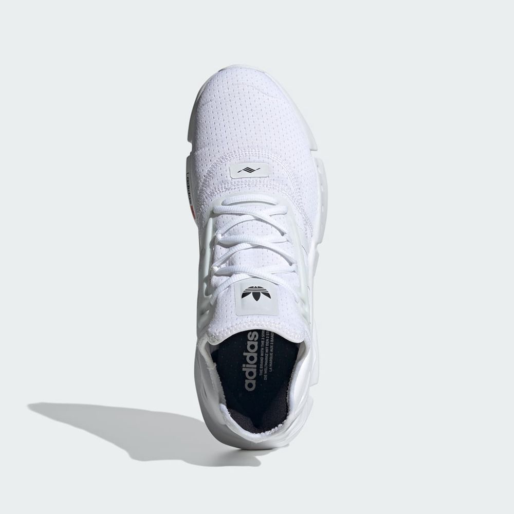 Basket Adidas Adifom Flux Blanche Noir Homme | UCR-01745229