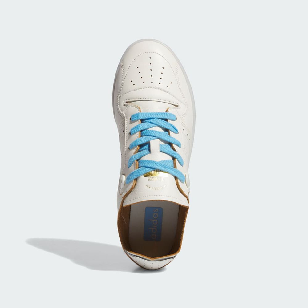 Basket Adidas Rivalry Summer Low Blanche Doré Bleu Homme | IKS-07705102