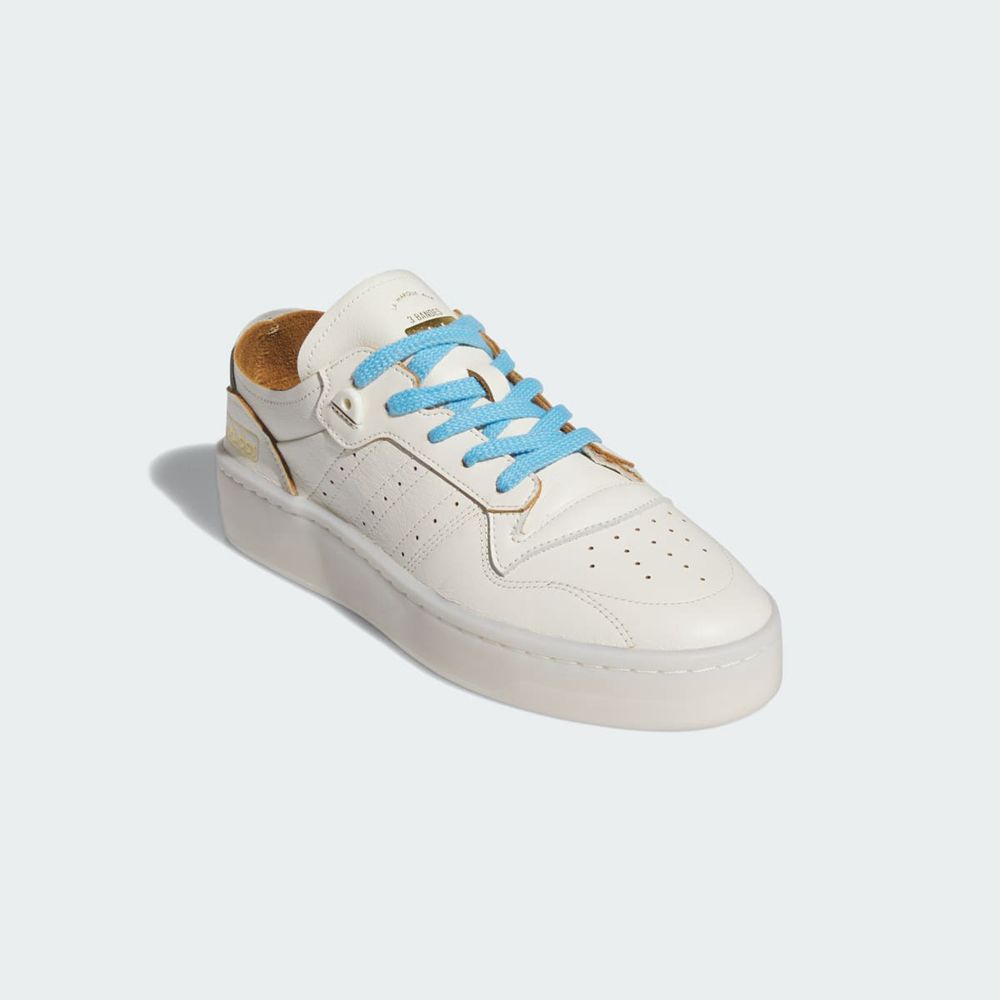 Basket Adidas Rivalry Summer Low Blanche Doré Bleu Homme | IKS-07705102