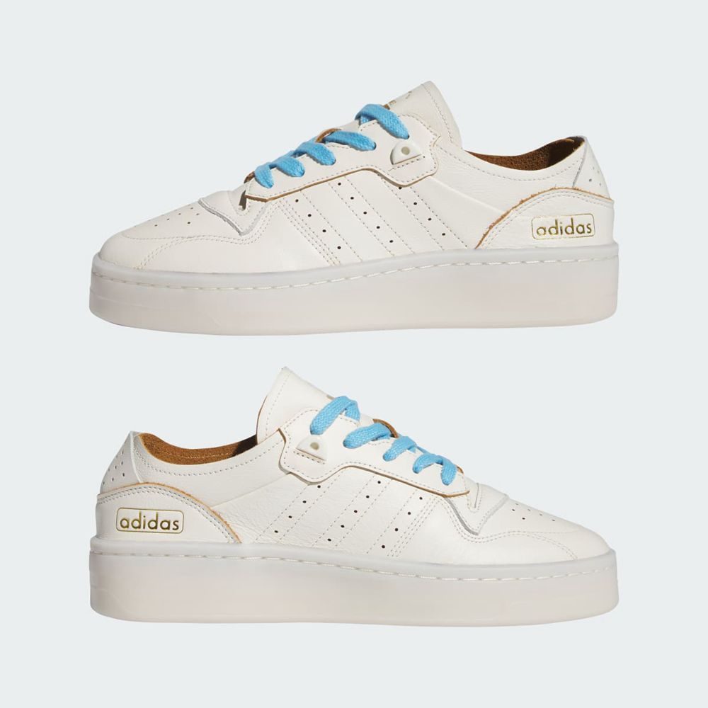 Basket Adidas Rivalry Summer Low Blanche Doré Bleu Homme | IKS-07705102