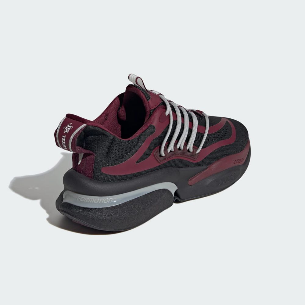 Basket Adidas Texas A&M Alphaboost V1 Noir Bordeaux Grise Homme | CPX-00284052