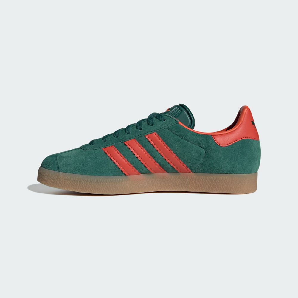 Basket Adidas Gazelle Vert Rouge Homme | NAJ-08826304