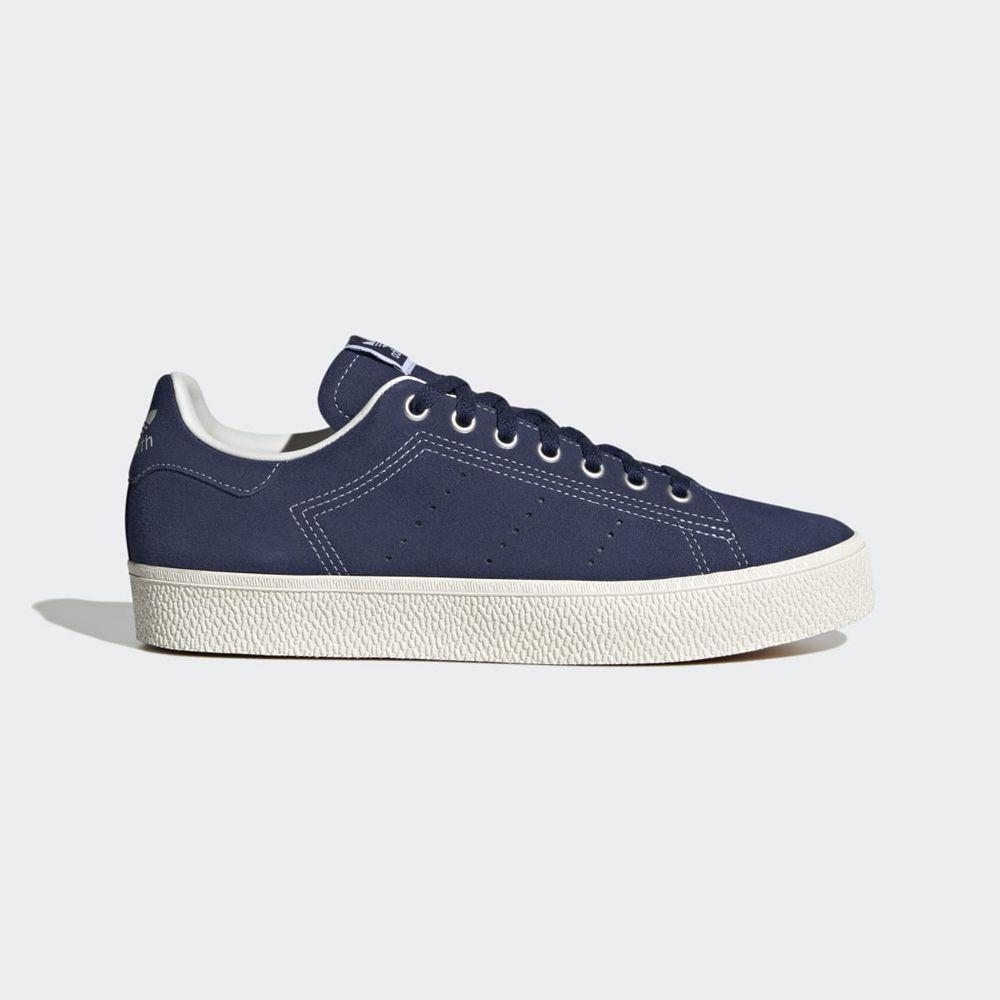 Basket Adidas Stan Smith CS Bleu Blanche Homme | ENQ-82030276