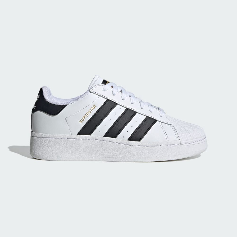 Basket Adidas Superstar XLG Blanche Noir Doré Homme | WPF-34576650