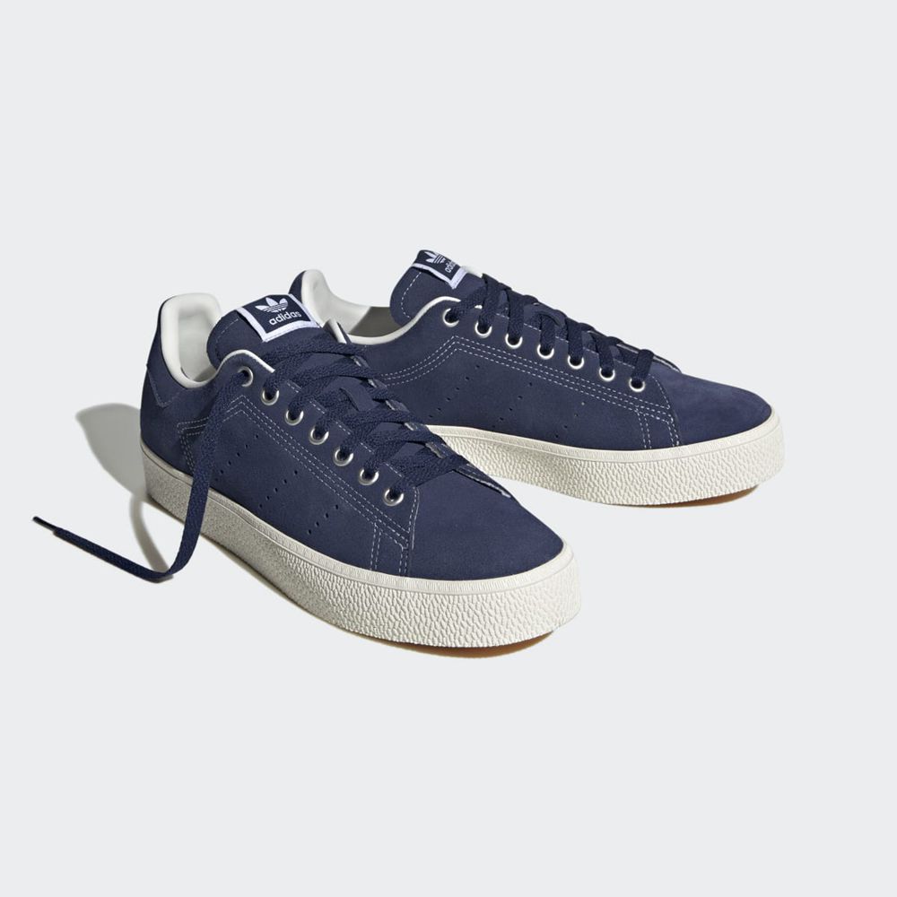 Basket Adidas Stan Smith CS Bleu Blanche Homme | ENQ-82030276