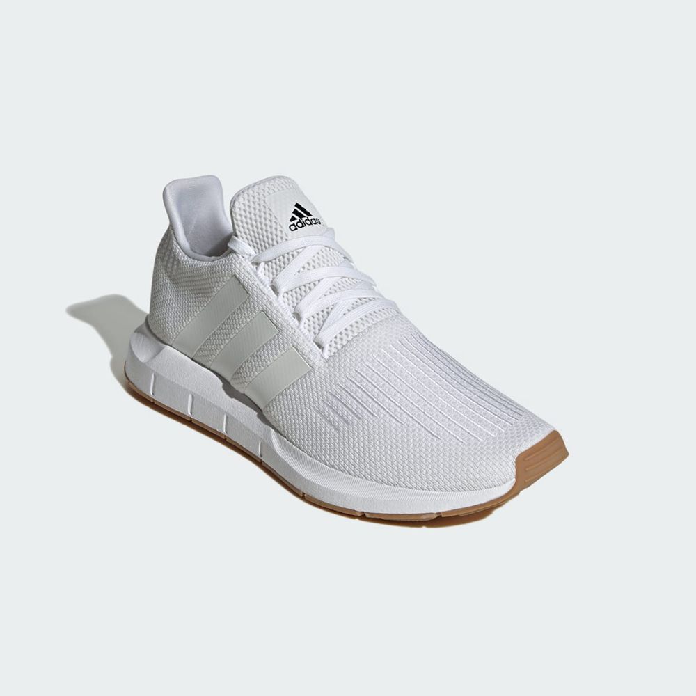 Basket Adidas Swift Run 1.0 Blanche Noir Homme | CHL-08931975