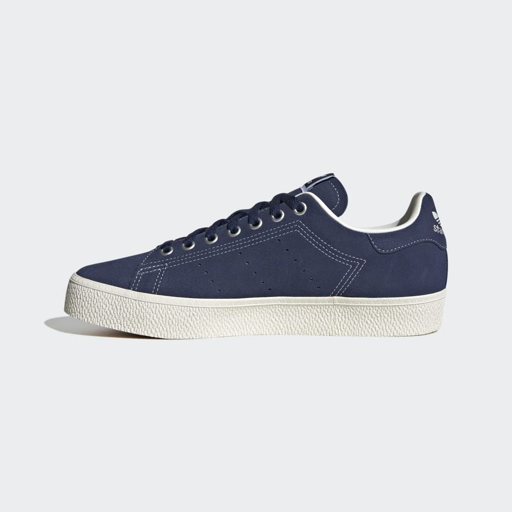 Basket Adidas Stan Smith CS Bleu Blanche Homme | ENQ-82030276